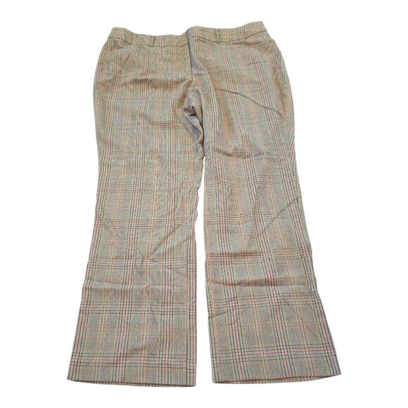 LANE BRYANT The Allie Plaid Wide Leg Pants Plus Size 22 - Picture 7 of 11